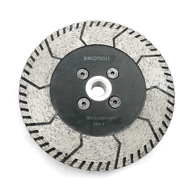 Diamond Saw Blade With Removable Flange
